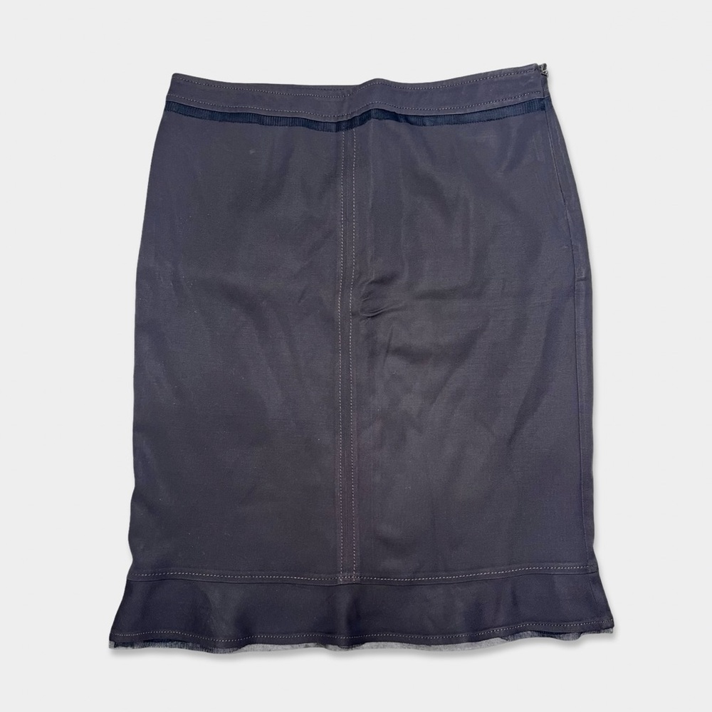 MAX & CO Vintage Skirt Size M Brown Black Color